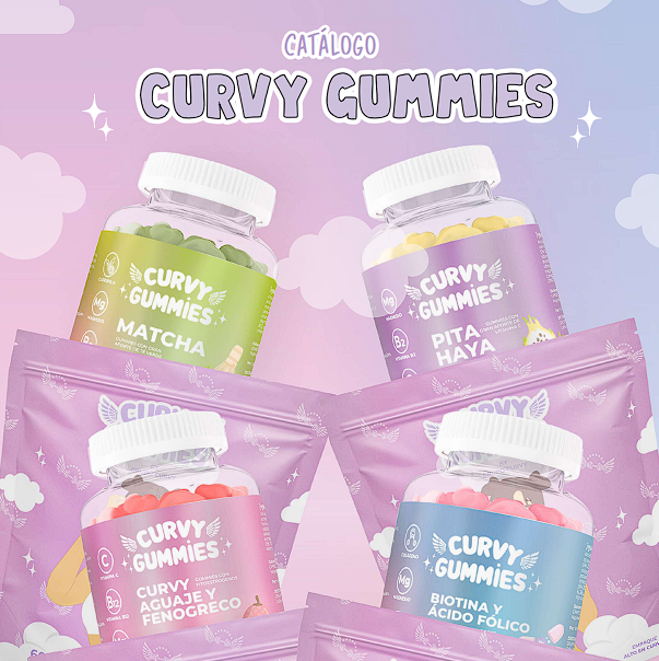 Curvy Gummies: Suplemento en Gomitas para Moldear y Realzar tu Figura (60 unid) - Fajas Reductoras YESSI - Envío Gratis Chile