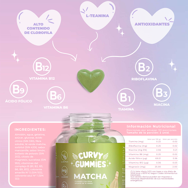 Curvy Gummies: Suplemento en Gomitas para Moldear y Realzar tu Figura (60 unid) - Fajas Reductoras YESSI - Envío Gratis Chile