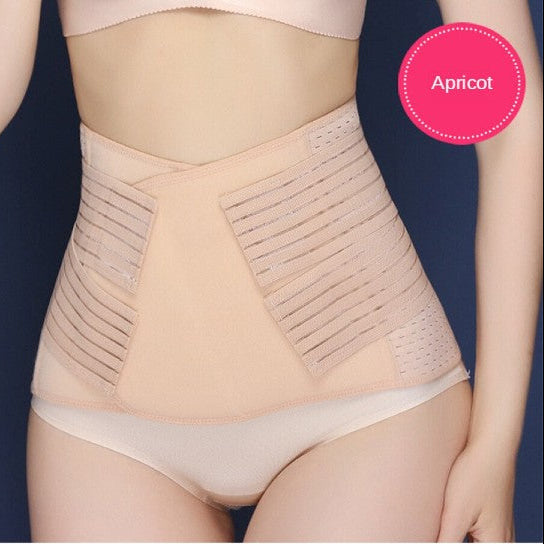 Detalle de ajuste cuádruple con velcro de alta resistencia y compresión de triple punto para soporte abdominal postnatal